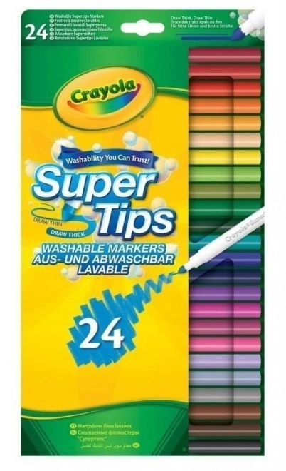 Uitwasbare stiften 24 stuks