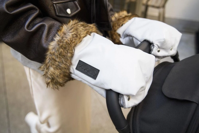 Handschoenen voor de kinderwagen MoMi roze