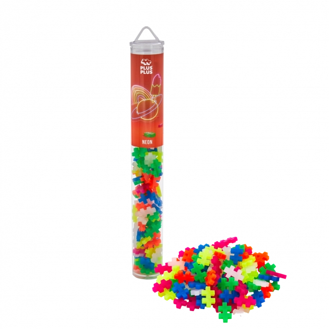 Plus-Plus Neon Mix (100 stuks) Buis