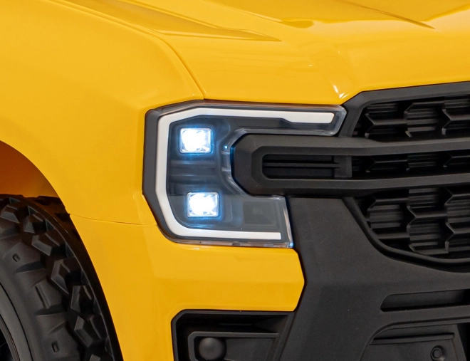 Kinder elektrische auto Ford Ranger Lift Geel