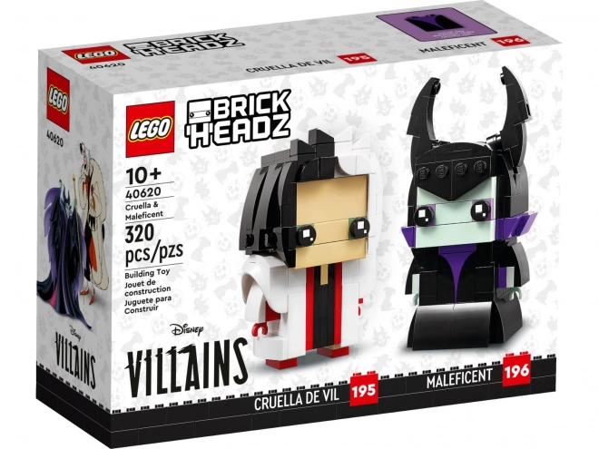 LEGO BrickHeadz 40620 Cruella en Maleficent