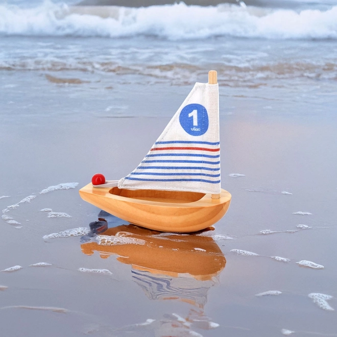 Vilac Kleine Houten Zeilboot