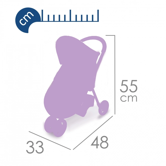 DeCuevas 90276 Driewieler Sportwagen voor Poppen Magic Bubble 2024 - 55 cm