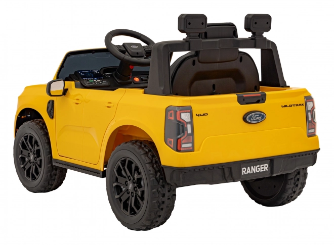 Kinder elektrische auto Ford Ranger Lift Geel