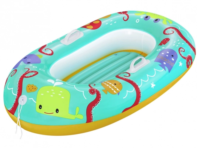 Bestway opblaasboot voor kinderen met zeediermotieven