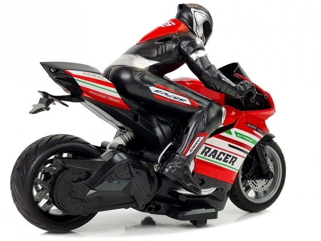 Sport race motorfiets op afstandsbediening 2.4G Bereik 35m Rood