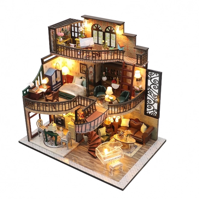 Negen miniatuurhuisjes Pavillon van droomconstructies