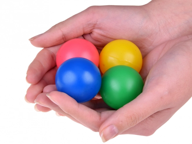 Gekleurde ballen in net 4 stuks SP0775
