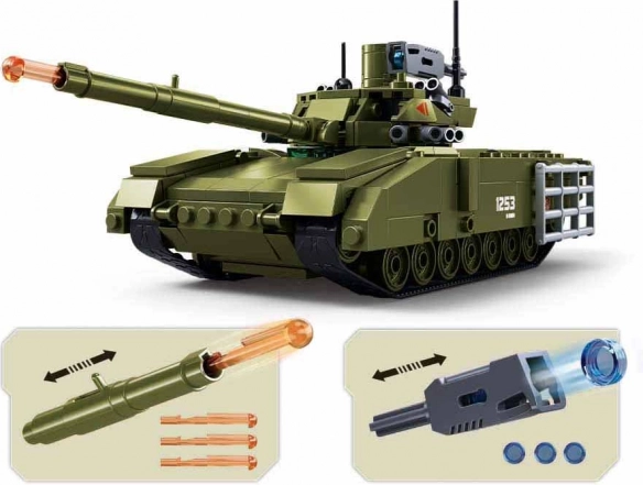 Bouwset Tank Armata Sluban Army