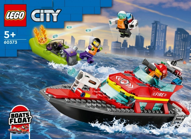 LEGO® Stad 60373 Brandweerreddingsboot en Reddingsboot