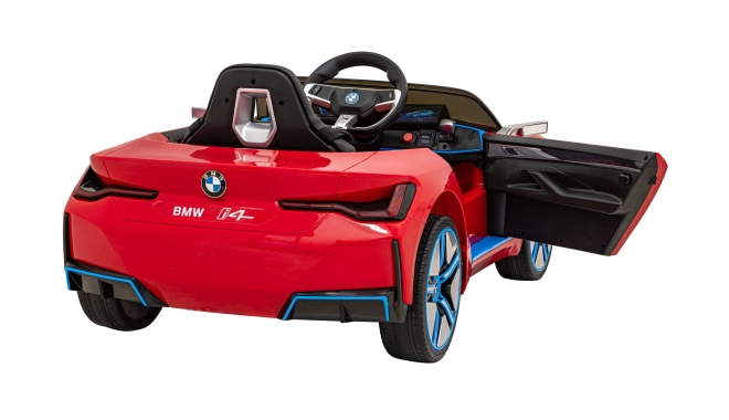 Kinderauto op batterij BMW i4 – Rood