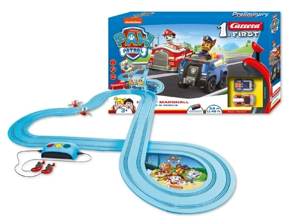 Eerste Paw Patrol Race N Rescue 3,5m racebaan