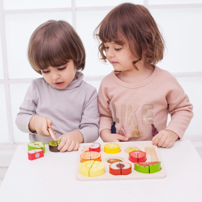 Klassiek Wereld Houten Fruitset voor Snijden Montessori Speelgoed