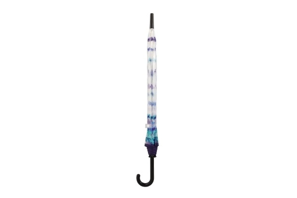 Transparante paraplu met vlinders plastic/metaal 80 cm in zak