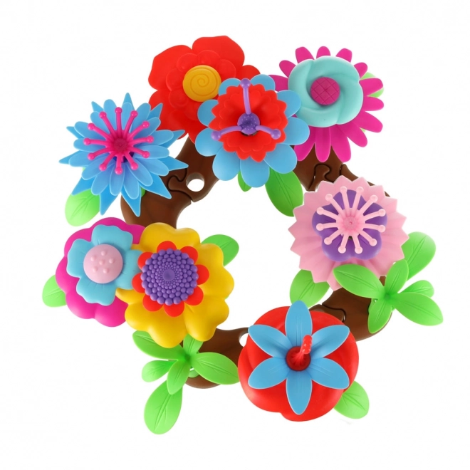 Creatieve bloem bouwset tuin