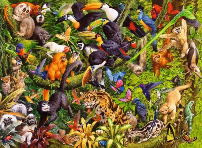 Ravensburger puzzel Tropisch regenwoud XXL 200 stukken
