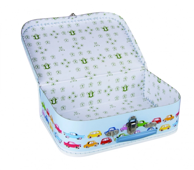 Koffertje Mol en auto 30 cm