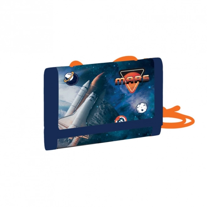 Kinderportemonnee Space textiel