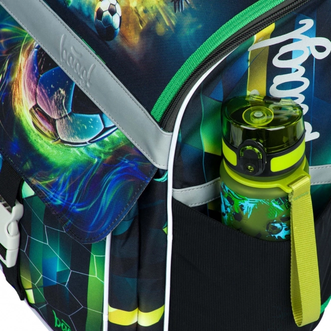 BAAGL schoolset Zippy voetbalspeler – schooltas, etui en gymsack