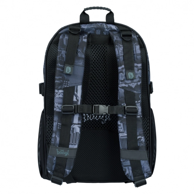 Školní set BAAGL Core Technic: rugzak, etui, gymsack