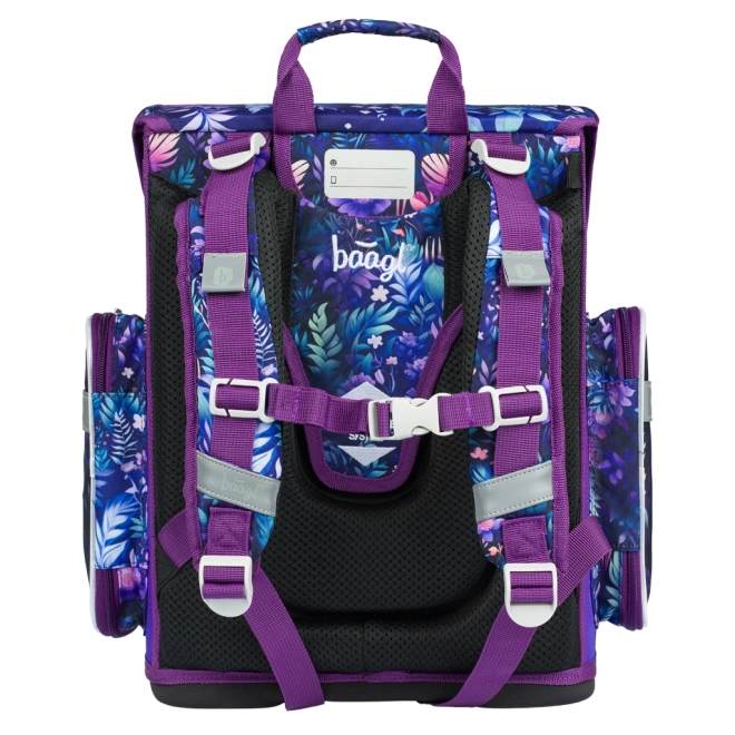 BAAGL 3 SET Ergo Jungle Panda: schooltas, etui, zakje