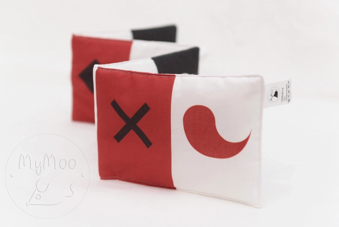MyMoo Textiel leporello contrastrijk