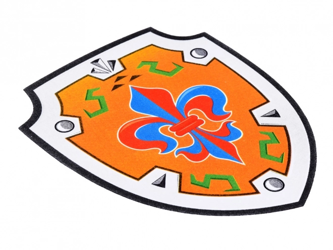 Set voor ridder Schuim Schild Zwaard Schuim Embleem Lelie ZA5315