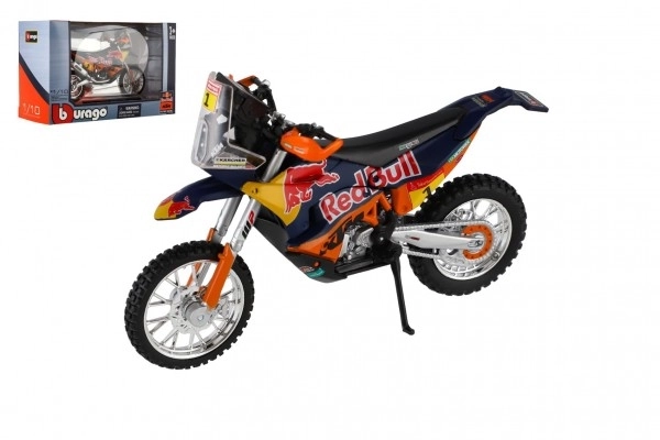 Bburago Rode Bull KTM Rally Dakar 2019 motorfiets 1:18