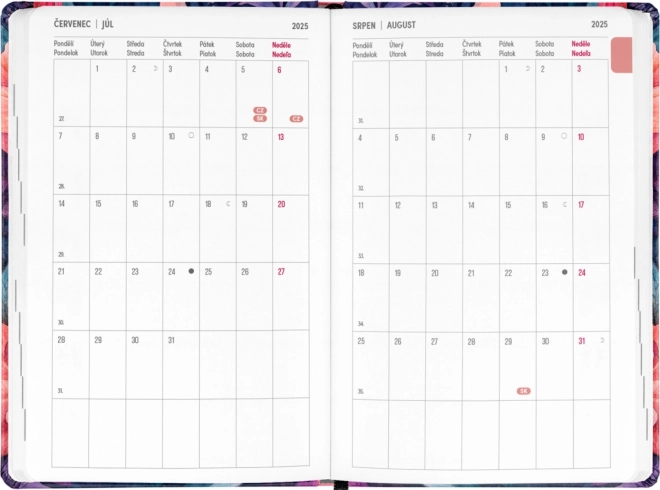 Notique 18-maanden agenda Petito Bouquet 2025-2026