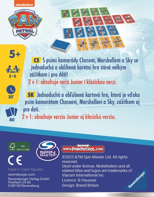 Ravensburger Kaartspel Elf - Paw Patrol