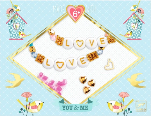 Vriendschapsarmbanden Djeco Me&You Liefde