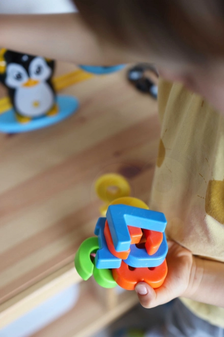 Woopie balansweegschaal met pinguïns voor het leren tellen