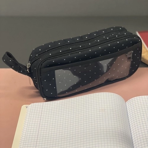 Driedubbele etui - zwarte Maaleo 24511