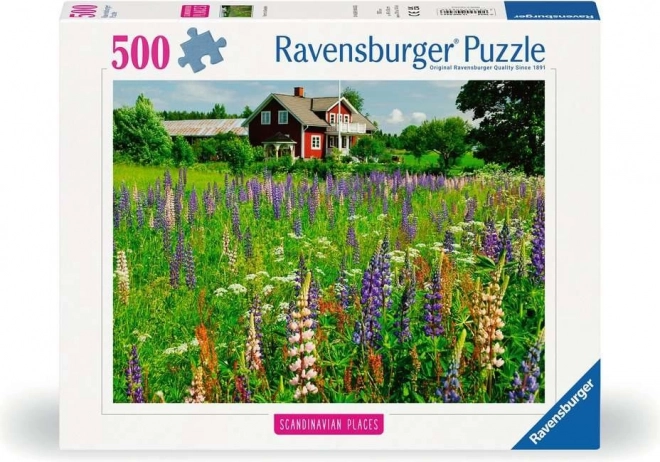 Puzzel 500 stukjes Zweedse Weide