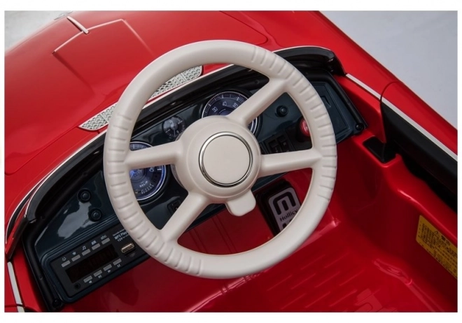 Accu auto BMW Retro rood