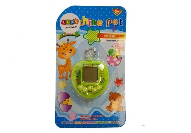 Elektronisch spel Tamagotchi groen met korte ketting