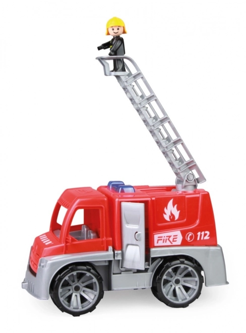 Auto Truxx brandweer plastic 29cm met figuur in doos 39x22x16cm 24m+