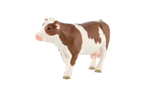 Realistisch model van Tsjechisch bont vee van kunststof 12 cm