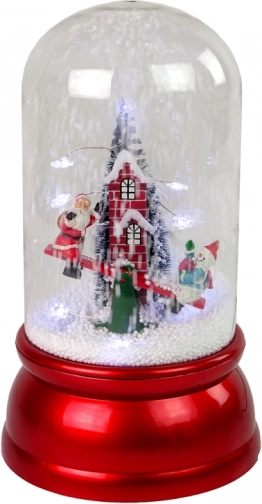 Betoverend wintertafereel met de Kerstman