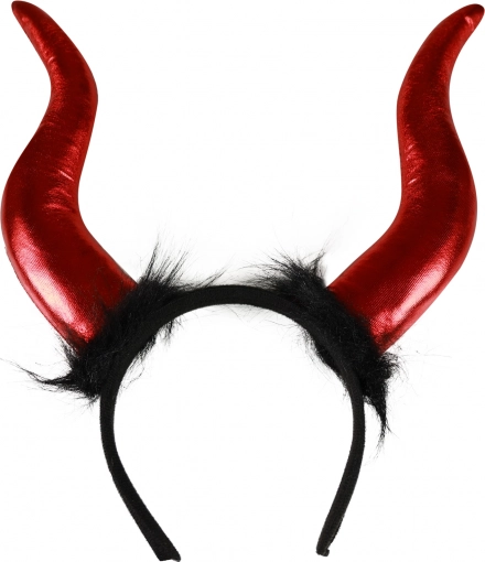 Helse Maxi Duivenshoorns op een Haarband