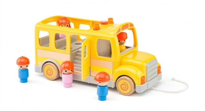 Vrolijke schoolbus met lichten en geluiden Woody