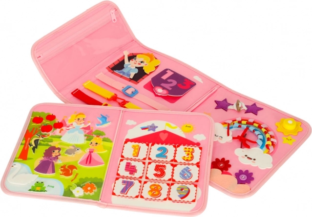 Roze Montessori sensorische rugzak