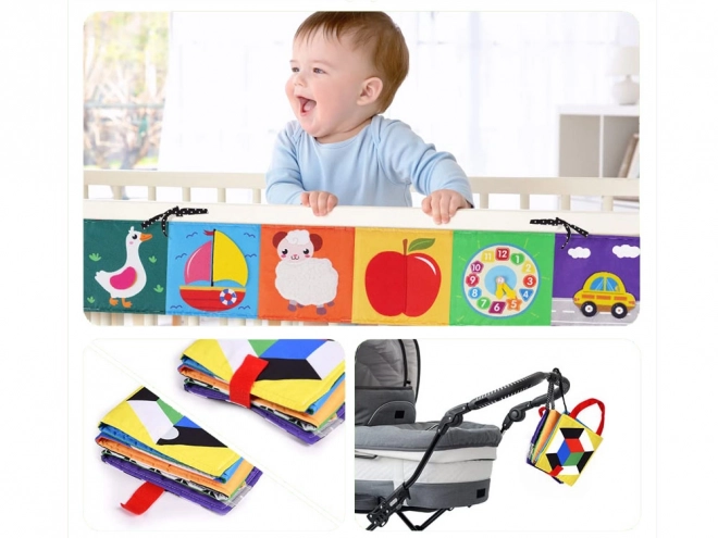 Vouwbare zintuiglijke boekje voor baby's