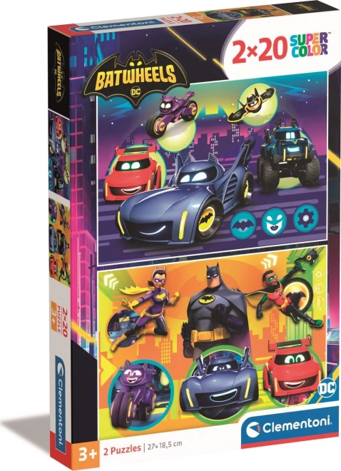 Kinderpuzzel 2x20 stukjes Batwheels