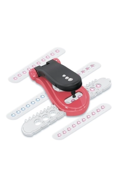 Glanzende steentjes niet alleen voor in het haar met applicator, plastic 6x12cm, met accessoires in doos 22x18,5x4,5cm
