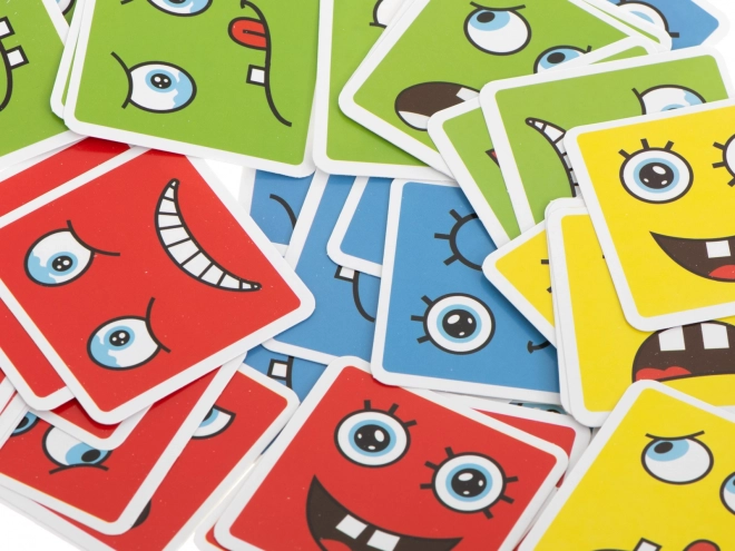 Creatieve blokken gezicht veranderend