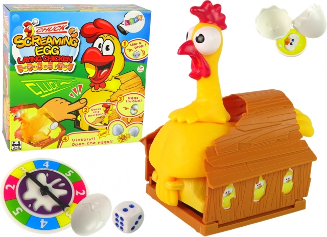 Spel met schreeuwende kippen voor het hele gezin