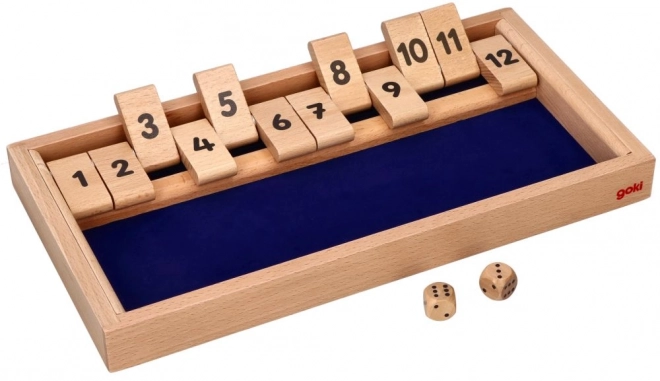 Goki Shut the box tafelspel voor 2 spelers