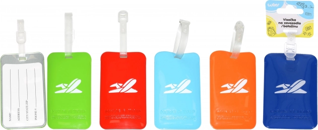Bagagelabel in diverse kleuren
