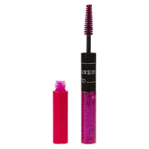 Lukky 2-in-1 mascara en glitter voor wimpers, rood